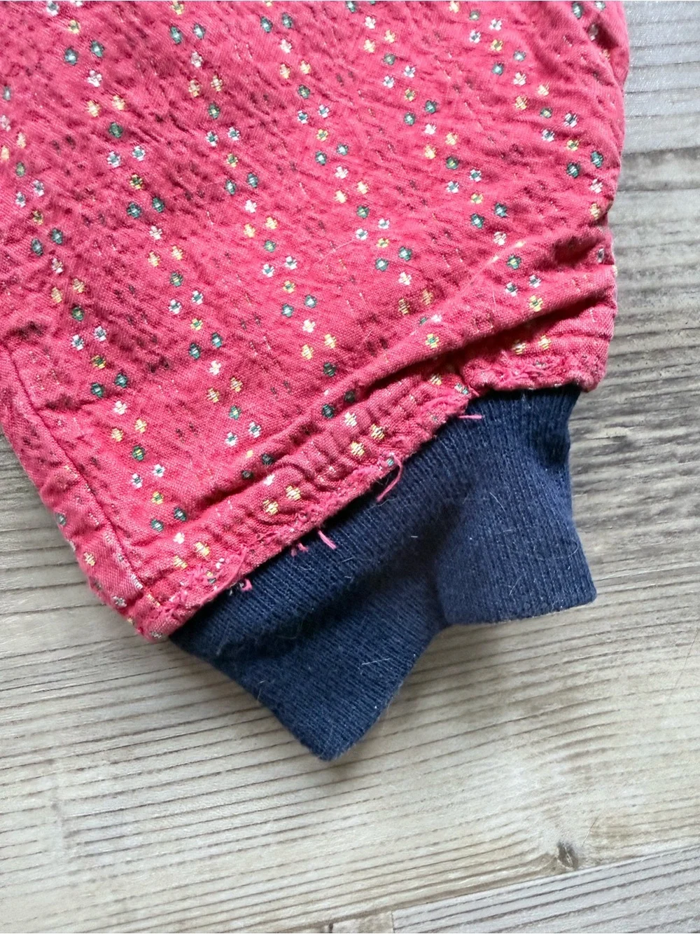 vintage OshKosh B'Gosh red overalls